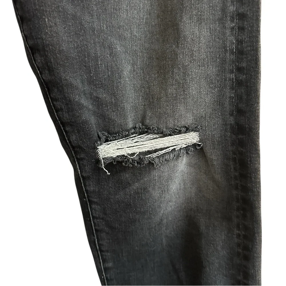 Anthropologie Distressed Black Jeans - Picture 3 of 5